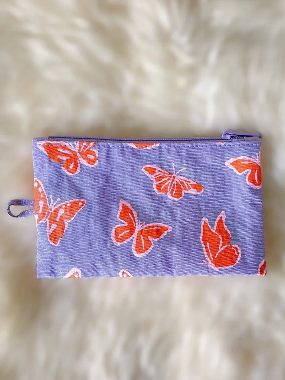 NWOT Baggu Go Pouch Small - Butterflies (Spring Animals)